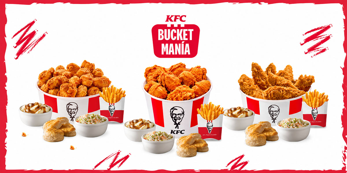 Promociones de pollo frito: Conocé el Bucket del Día de KFC