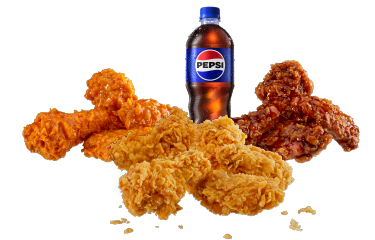 14 ALITAS + 1 BEBIDA 600ML