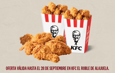 6 PIEZAS DE POLLO, 2 POPCORN GRANDES